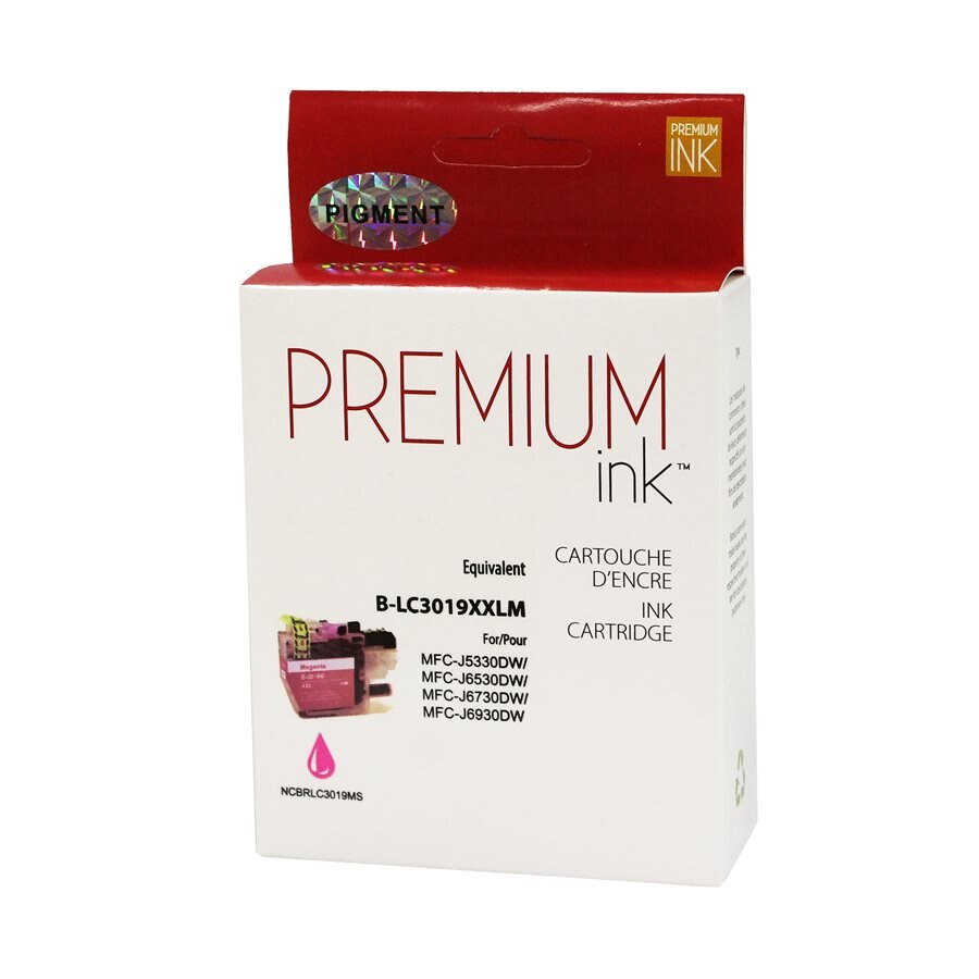 Brother LC3019XXL Pigment Magenta Alternative Premium Ink